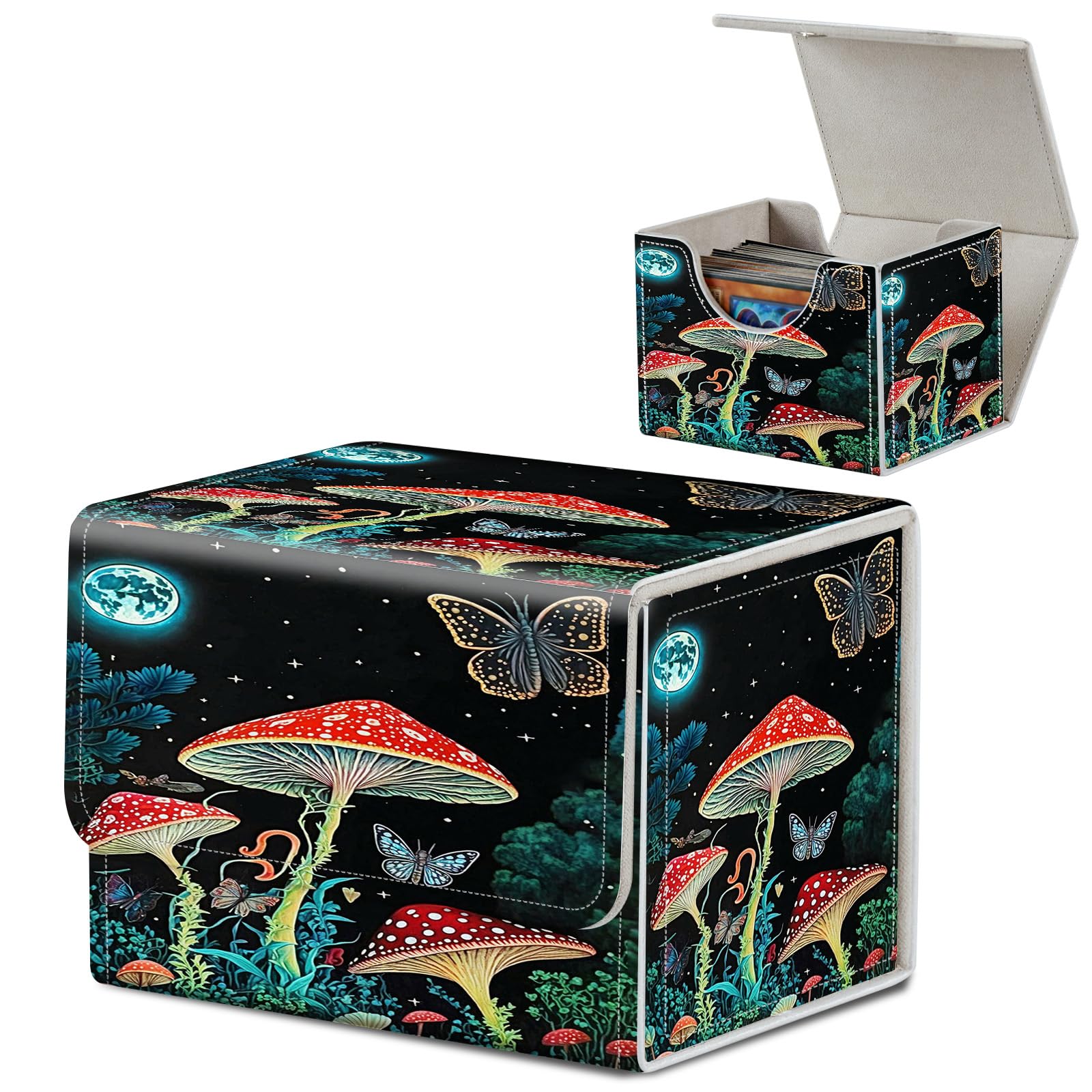 Amazon.com: BVCLKJPOI Card Deck Box for MTG, Microfiber Lining and